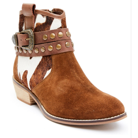 Shyanne Shoes - Women's Shyanne Western Booties Brown Size 8.5